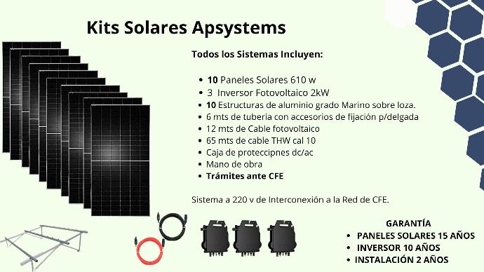 KIT SOLAR APSYSTEMS PVAPS010