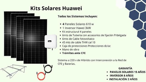 KIT SOLAR HUAWEI PVHU04