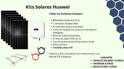 KIT SOLAR HUAWEI PVHU06