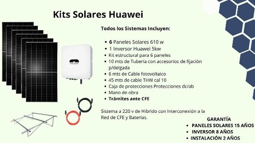 KIT SOLAR HUAWEI PVHU08