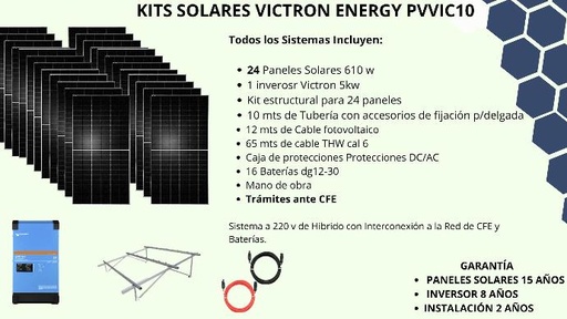 KITS SOLARES VICTRON ENERGY PVVIC10